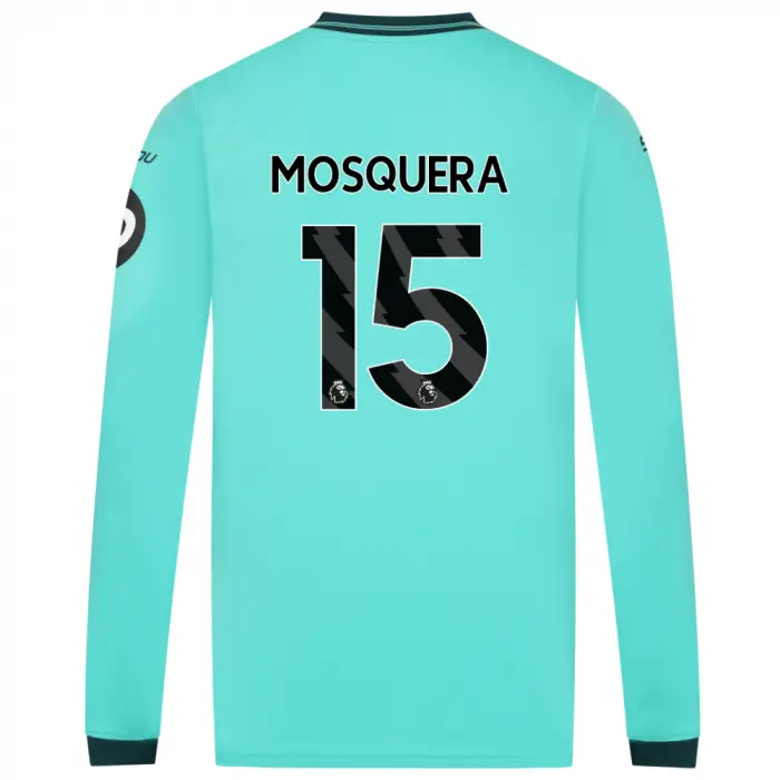 Wolverhampton Wanderers Store | Shop Official 2025-26 Wolves Away Shirt – Adult – LS MOSQUERA 15 Wolves Gear